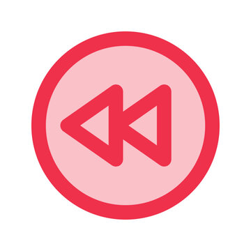 recommend clip art: rewind outline fill icon