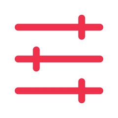 Obraz premium filter outline fill icon