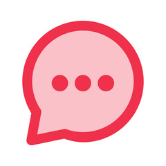 chat bubble outline fill icon