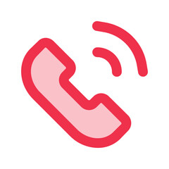 phone call outline fill icon