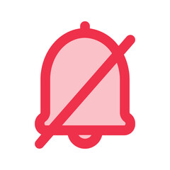 silent outline fill icon