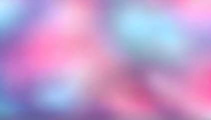 Blurred colored abstract background. Smooth transitions of iridescent colors. Gradient light blue and peach pink backdrop. Background illustration.