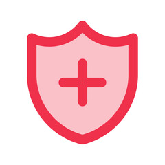 Obraz premium health insurance outline fill icon