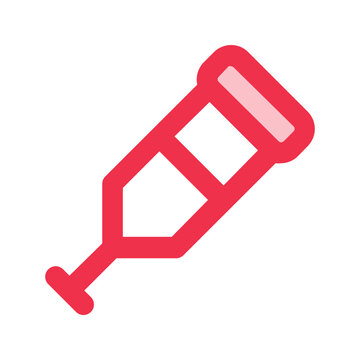 recommend clip art: crutches outline fill icon