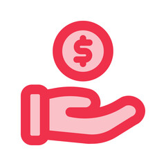 loan outline fill icon