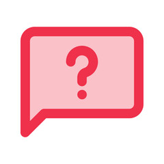 question outline fill icon