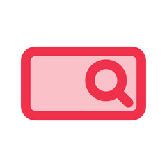 search bar outline fill icon