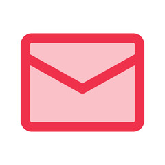 mail outline fill icon