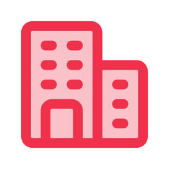 office outline fill icon