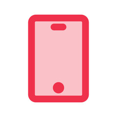 smartphone outline fill icon