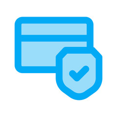 secure payment outline fill icon