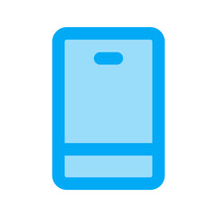 telephone outline fill icon