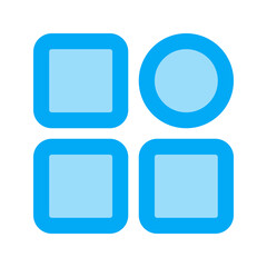 categories outline fill icon