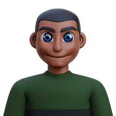 boy avatar 3d icon illustration
