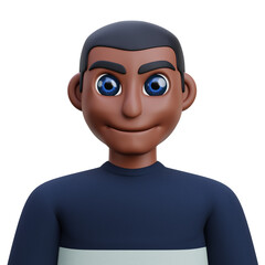 boy avatar 3d icon illustration
