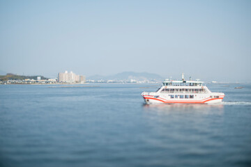 宮島のフェリー
