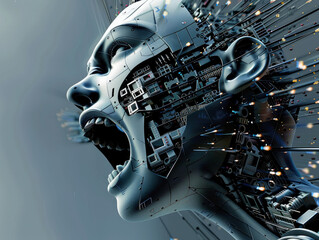 An anger management clinic in a future society using hi tech methods to teach independence from emotional turmoil