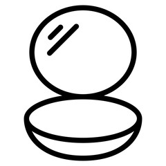 make up powder icon 