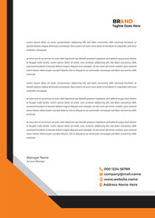 Modern Unique Letterhead Design
