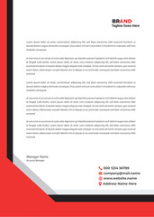 Modern Unique Letterhead Design