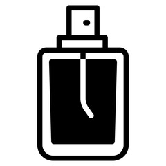 Perfume spray bottle icon
