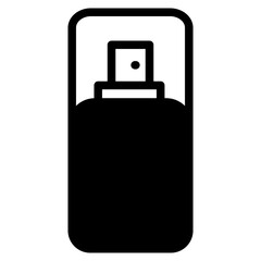 Perfume spray bottle icon