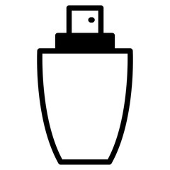 Perfume spray bottle icon
