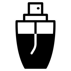 Perfume spray bottle icon