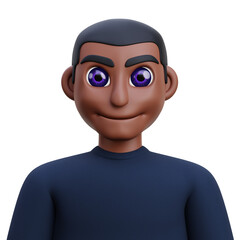 boy avatar 3d icon illustration
