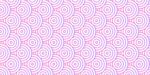Modern diamond geometric waves spiral pattern and abstract circle wave transparent lines. pink seamless tile stripe geomatics create retro square line backdrop pattern background. Overlapping Pattern.