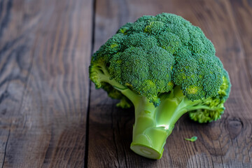 broccoli with a green color and a floret shape