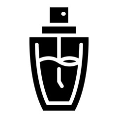 Perfume spray bottle icon