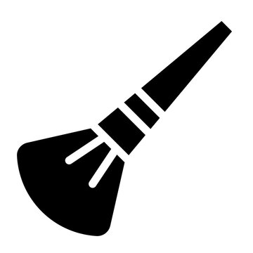 recommend clip art: Cosmetic makeup brush icon. cosmetic beauty blush brush vector symbol.