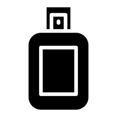 Perfume spray bottle icon