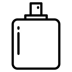 Perfume spray bottle icon