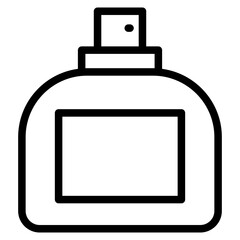 Perfume spray bottle icon