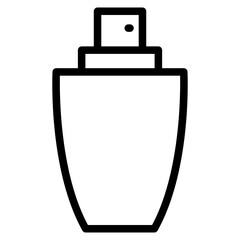 Perfume spray bottle icon