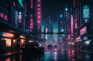 futuristic cityscape in the future background