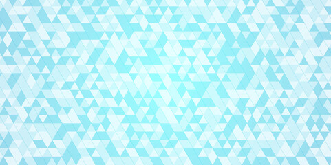 Vector abstract blue background with triangles