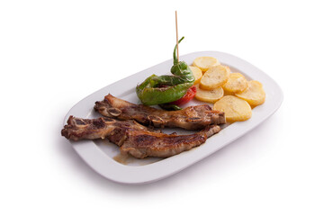 cordero a la brasa