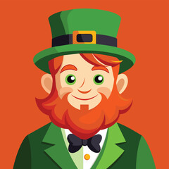 Saint patricks day greeting illustration