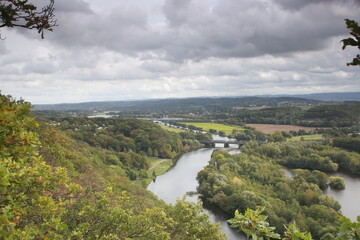 Fototapeta na wymiar Fluss Ruhr.Ruhrgebiet, Hagen.Deutschland