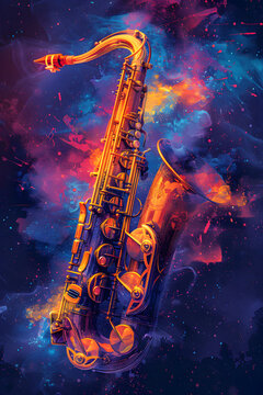 abstract jazz background