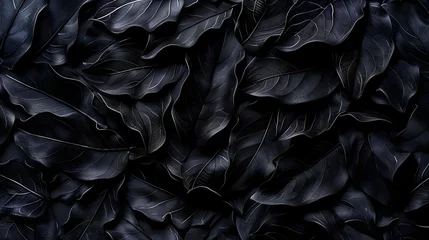 Foto op Plexiglas dark leaves background  © Davy