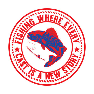 Fishign t shirt design 