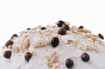 Easter Bun isolated on white background