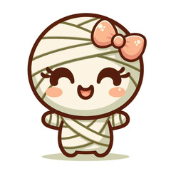 Cute mummy vector illustration