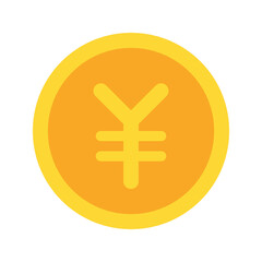 Obraz premium chinese yuan Flat icon