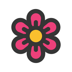 flower line color icon