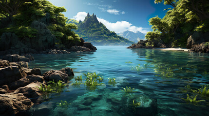 ocean kingdom, mystical,magical beautiful.